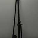 Amazon Basics Adjustable Boom Arm Height Microphone Stand with Tripod Base, Up to 85.75 Inches - Black