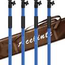 4PK Support Pole,Steel Telescopic Quick Adjustable 3rd Hand Support System, Support Rod, Supports up to 154 lbs Construction Rods for Cabinet Jacks Cargo Bars Drywalls Extends from 50 Inch to 118 Inch
