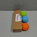 havit Indestructible Squeaky Dog Balls for Aggressive Chewers, Interactive Dog Toys to Keep Them Busy, Rubber Dog Chew Toy for Large Medium Breeds, Outdoor Waterproof (3 Colors)