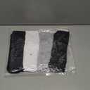 Diabetic Socks for Women Men,5 Pairs Non Binding Diabetic Ankle Wide Stretchy Loose Seamless Socks (Medium, Black/White/Grey)