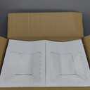 qiqee Auto-pop Up 90pcs White Pastry Box With Window Donut Pie Boxes 8"x8"x2.5" Bakery Box