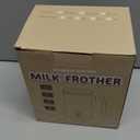 Milk Frother, 4-in-1 Electric Milk Steamer, 350ml/11.8oz Automatic Frother Machine for Coffee, Warm and Cold Foam, Temperature Control for Latte, Cappuccino, Hot Chocolate (Black)