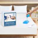 2 Pack Queen Mattress Protector Waterproof Mattress Topper Pad Cover Fitted Sheets up -18'' Premium Terry Absorbent & Skin Friendly Machine Wash Highly Protection Mattress Protector Queen Size