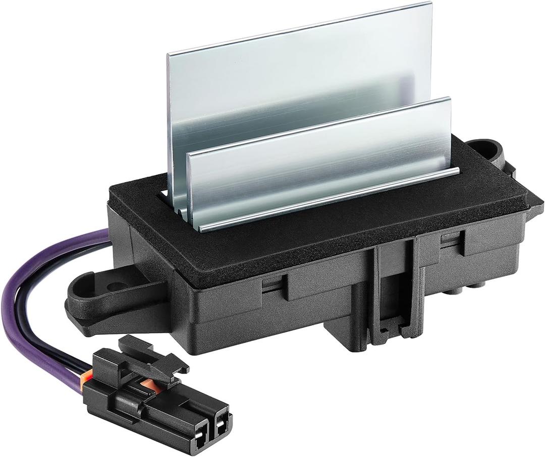 BDFHYK AC Heater Blower Motor Resistor 4P1516 Compatible with Silverado Trailblazer Avalanche Escalade Envoy Sierra Rainier Blower Control Module Replace 15-80567 89018778