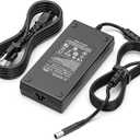 180W 130W AC Charger Compatible with Dell Docking Station WD19 K20A001 D6000 D6000S Business Dock WD15 K17A001 Thunderbolt Dock WD19TB WD19TBS TB15 TB16 TB18DC K16A K16A001 Power Adapter Supply