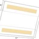 11x17 Acrylic Sign Holder Wall Mount, Clear Acrylic Frame with Adhesive Tape, Wall Sign Document Menu Holder for Office, Home, Store, Restaurant,No Drilling-Horizontal (6 Pack)