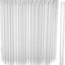 Clear Jumbo Smoothie Straws, Clear Disposable Wide-mouthed Large Milkshake Straws 9'' Inches High/Tall 100 pack