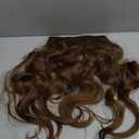 KooKaStyle Invisible Wire Hair Extensions with Transparent Wire Headband Adjustable Size 4 Secure Clips Long Wavy Hairpiece 20 Inch for Women