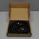 Heavy Duty Bungee Cords 36 inch, 10mm Thick Black Color Cord, 4 Pack with Marine Grade Plastic Coated Hooks for Tarp, Camping, and General Use