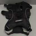 rabbitgoo Escape Proof Dog Harness, Soft Padded Full Body Pet Harness, Reflective Adjustable No Pull Vest with Lift Handle and Leash Clip for Large Dogs Walking Hiking Training, M, Black, Pack Of 1