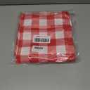Waterproof Checkered Tablecloth Fabric - Rectangle 58x84 Inch Classic Gingham Buffalo Plaid Table Cloth for Indoor/Outdoor Use - Washable Table Cover for Kitchen, BBQs, and Parties