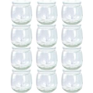 Baby Food Storage Containers,12 Pack Baby Food Containers with Lids,6 oz Glass Baby Food Jars,Small Snack Containers for Toddlers,Thickened Baby Food Storage Containers for Infant and Baby