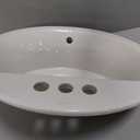 KOHLER K-2714-4-58 Bryant Round Drop-In Bathroom Sink with Centerset Faucet Holes, 4", Thunder Grey