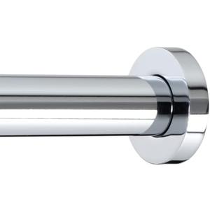 Ivilon Shower Tension Curtain Rod - Adjustable Tension Rod for Shower Curtains, Bathroom, or Windows, Easy to Install, No Drilling Required, Rustproof, Spring Loaded, Adjustable 54 to 90 Inch Chrome