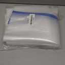 5 Gallon Zipper Bags with Handle and Bottom, Pack of 12, Heavy Duty Clear Handy Plastic Storage Bag, 18"x24" Reusable Large Zip Storage Bag for Sports, Travel, Moving and Clothes, 3-Mil Thick