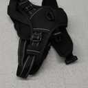 rabbitgoo Dog Harness No Pull with 2 Leash Clips, Adjustable Soft Padded, Reflective Oxford No Choke Pet Vest with Easy Control Handle for Large Dogs, Black, L