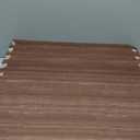 Yes4All EVA Interlocking Mats, Puzzle Floor Tiles, Foam Floor Padding with Border for Furniture, Home Space, Living Room, Garage (H. 48 Square Feet (12 Tiles) - Dark Walnut Wood)