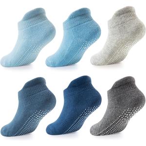 ozyWay Baby Ruffle Socks Baby Girl Turn Cuff Ankle Comfy Cotton Socks Infant - Multi Color - 6 Pack Size 9-24 Months
