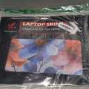 Laptop Decal Sticker Skin Cover, 12" 13.1" 13.3" 14" 15" 15.4" 15.6" Laptop Netbook Vinyl Art Skin Sticker Cover Notebook PC Protector (2 Wrist Pad Included), Removable Reusable, Watercolor Florals