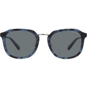 Coach HC8366 Sunglasses, Blue Tortoise/ Blue Solid, 54 mm