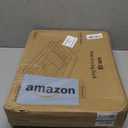 Stainless Steel Dish Drying Rack for Kitchen Counter, Sink Organization and Storage Essentials with Silverware & Utensil Holder, Home and Apartment Decor, 12''W x 15.5''L, Black