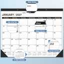 Desk Calendar 2027-2 PACK,January 2027 to June 2028- Calendar 2027-22x17