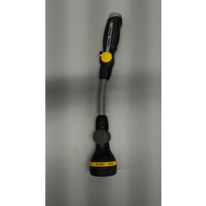 Melnor 65173AMZ RelaxGrip 8 Pattern 16" Pivoting Wand Bundle, Metal, Black, Yellow