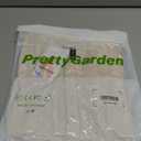 PRETTYGARDEN Women's 2025 Summer Long Sleeve Henley T Shirts Ribbed Knit Button Slim Fitted Basic Casual Going Out Fall Tops (Beige,Small)