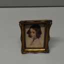 SIKOO 2.5x3.5 Vintage picture frames Small Picture Frame Wallet Size Picture frames 2.5 x 3.5 Mini Photo Frame Bronze Gold