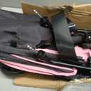 Dream On Me Vista Moonwalk Baby Stroller, Lightweight Travel Umbrella Stroller with Compact Fold, Smooth Ride Wheels, Multi-Position Recline, Spacious Storage Basket with Cup Holder, Pink