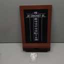 Dart Scoreboard for Cricket and 01 Darts Games Darts Holder Wall Mount Wood Dartboard Accessories (Walnut Wood Trim)