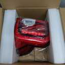 LED Tail Lights Compatible with 2020 2021 2022 2023 GMC Acadia SL/SLE/SLT/Denali Taillights Chrome Trim Rear Outer Tail Light Assembly GM2800316 84817347 (Left Driver Side)