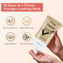 HOYGI Collagen Firming Neck Cream, 2-in-1 Guasha Neck Moisturizer with Double Rollers, Collagen and Hyaluronic Acid, for Saggy Skin, Double Chin, Face Lifting
