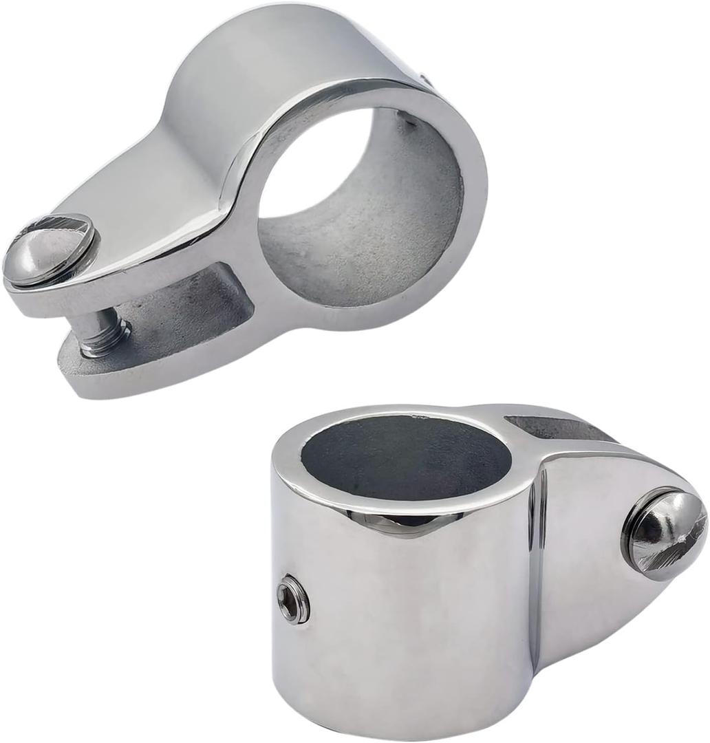2PCS of Marine Grade 316 SS 1IN(25.4MM) I.D.Bimini Top Jaw Slide Boat Hardware Fitting for I(25.4mm) Round Tube
