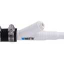 Watts Premier Universal Dishwasher / Drain Line to Garbage Disposal Adapter for Reverse Osmosis Systems, Push-In Fitting & Barb, Hose Coupler, Marine Stainless Steel Hose Clamps, No Drilling Required