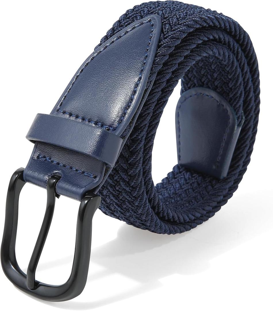 Kajeer Kids Belt for Boy Stretch Pin Buckle Elastic Woven Casual Toddler Youth Belt