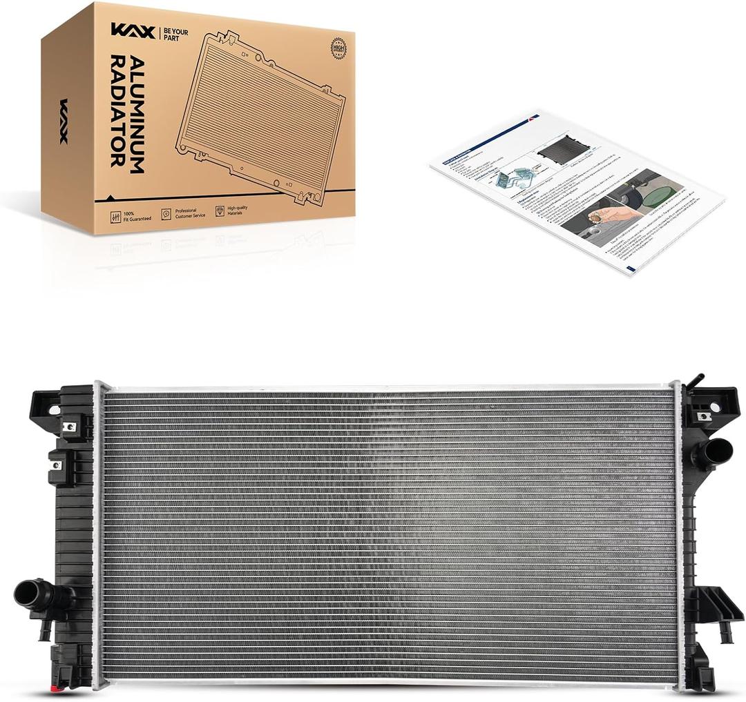 KAX CU13510 Car Engine Radiator, Compatible with 2015-2016 F-150 3.5T, 2015-2016 F-150 3.5L, 2015-2016 F-150 5.0L, 2015-2016 F-150 2.7T, 2018-2021 Navigator