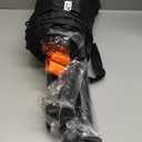 Easy Set Up Pool Volleyball Net Set with 2 Volleyball, Anchor and Hammer - 15ft-25ft Adjustable Length (Orange)