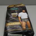 Depend Real Fit Adult Diapers, Incontinence Underwear for Men, Disposable, Maximum Absorbency, Large/Extra Large, Grey, 20 Count, Packaging May Vary (Gray)