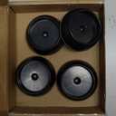 4 Pack Baby Gate Wall Protector Wall Cups for Child Pressure Mounted Stair Safety Gate, Protect Walls & Doorways from Pet & Dog Gates, Black