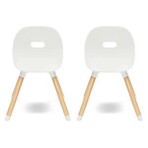 Lalo The Play Chair, Set of 2 Toddler Chairs for Playroom, Arts & Crafts Kids Chairs with Sturdy Bucket Seat, Up to 200 lb Weight Capacity, Easy to Clean, Wood and Non-Toxic Plastic, Grapefruit, 
Size	16 inches x 16 inches x 23 inches