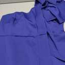 YMDUCH Women's Sexy Sleeveless One Shoulder Ruffle High Split Party Evening Long Formal Dress (Medium, Royal Blue)