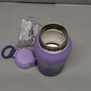 Momcozy Portable Milk Warmer for Travel  Dual Heating Modes for Breast Milk & Water, Portable Bottle Warmer with Fast Heating & Long Battery Life, 17 Ounces Large Capacity, Purple