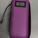 Insulin Cooler Travel Case, Portable Temperature Display Medicine Travel Cooler, Diabetes Case with 2 Reusable Ice Packs TSA Approved for Diabetic Supplies Patent Pending(Purple)