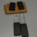 Tongue Scraper for Adults by HOKIN (2Pcs Oral Care Pack) Stainless Steel Tongue Cleaners Reduce Bad Breath 100% Metal Tough Scrapers Men and Women Hygiene Product (Silver)