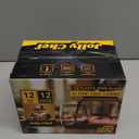 JOLLY CHEF 12 Pack 12oz Gold Plastic Wine Glasses Stemless, Gold Disposable Wine Cups, Premium Quality, Unbreakable, Disposable Plastic Wine Cups for Party, Halloween, Christmas, Thanksgiving