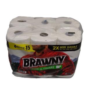 BRAWNY Paper towels 6 Family 15 Rolls