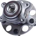 TUCAREST 512256 Rear Wheel Bearing and Hub Assembly Compatible with 2006-2011 Ho-nda Civic (DX, LX, Si, EX, GX) /2006-2008 2009-2011 Ac-ura CSX [5 Lug W/ABS;512257]