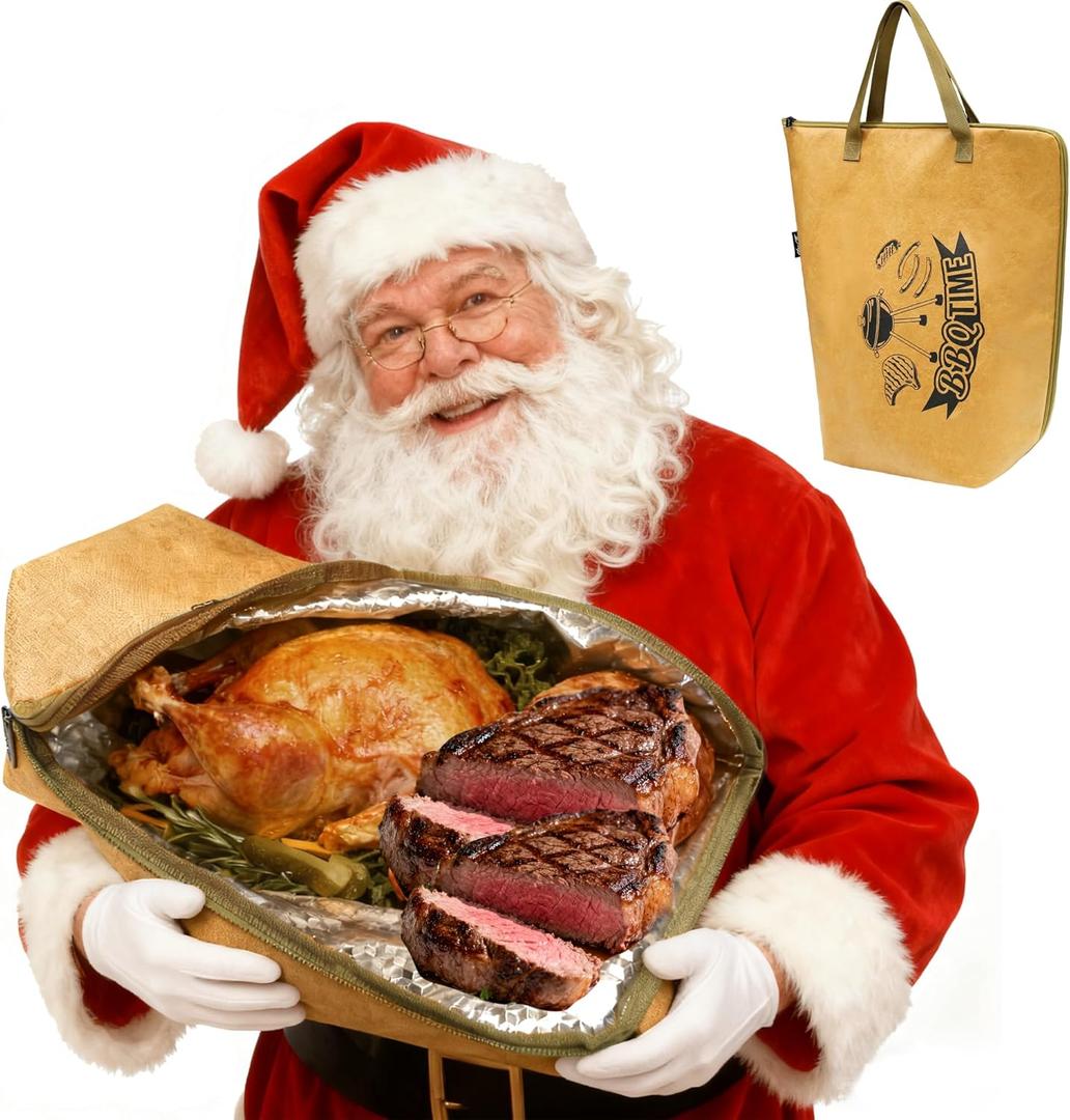 21in BBQ Blanket for Resting Meat, Smoking Meat Insulated Bag for Brisket Ribs Turkey Beef Pork Shoulder, Smoker Accessories, Christmas Birthday for Men