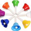 Eastrock Handbells, Hand Bells Set 8 Note Musical Bells for Adults, Used for Festival, Church Chorus, Wedding, Party